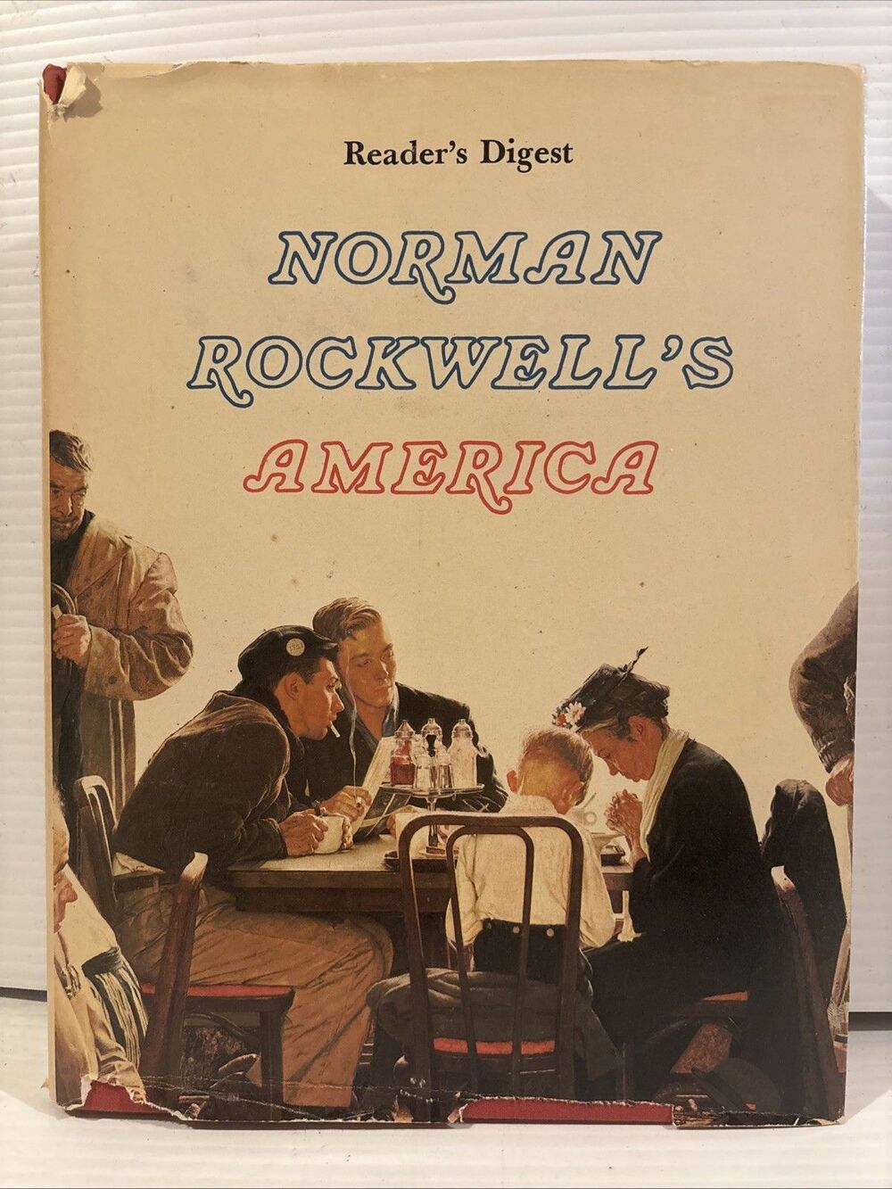 1976 Readers Digest Edition "Norman Rockwell's America" Large Hardcover Book